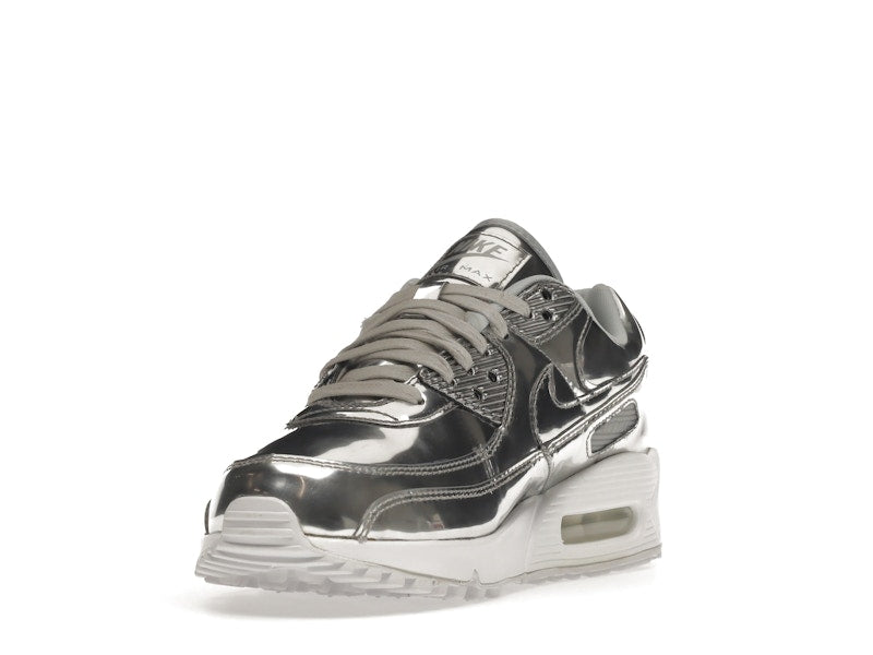 Nike Air Max 90 Metallic Silver 2020 (W) - Metallic Silver/Metallic Silver-White - CQ6639-001 - 13