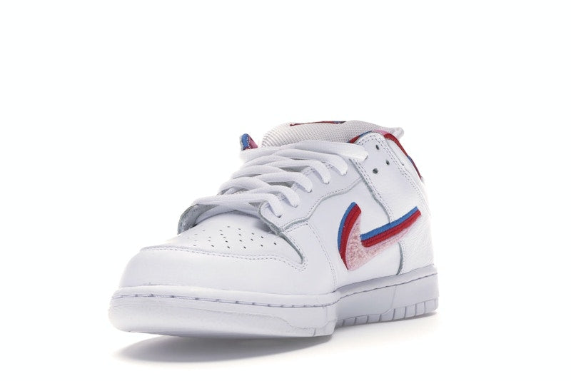 Nike Sb Dunk Low Parra - White/Red-Pink - CN4504-100 - 13