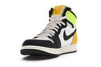 Air Jordan 1 Retro High White Black Volt University Gold