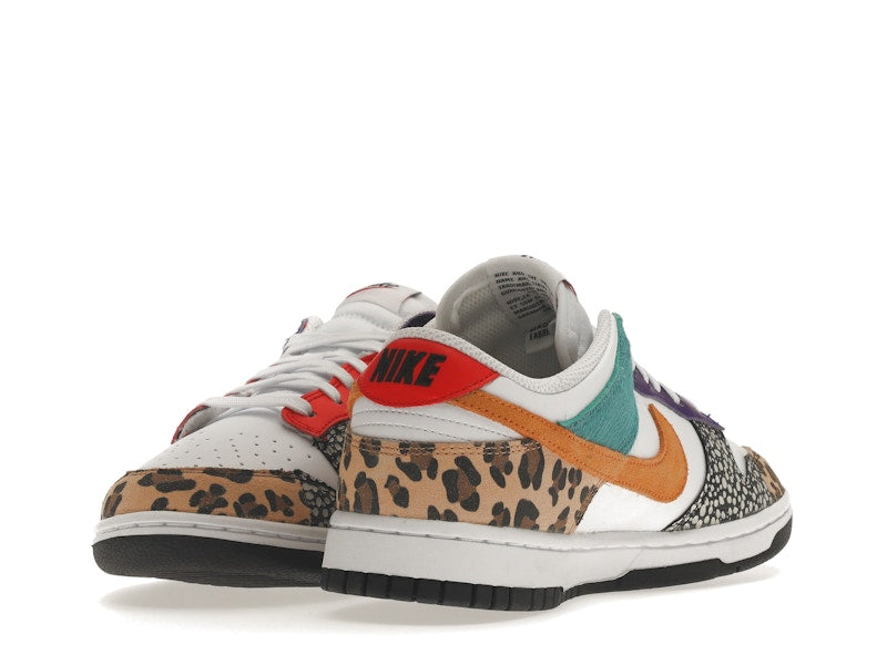 Nike Dunk Low Safari Mix (W) - White/Washed Teal/Electro Purple - DN3866-100 - 13