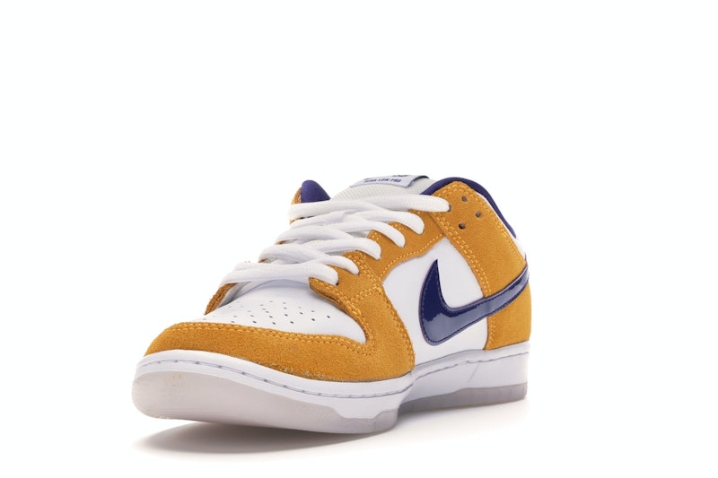 Nike SB Dunk Low Laser Orange - White/Regency Purple-Laser Orange - BQ6817-800 - 13