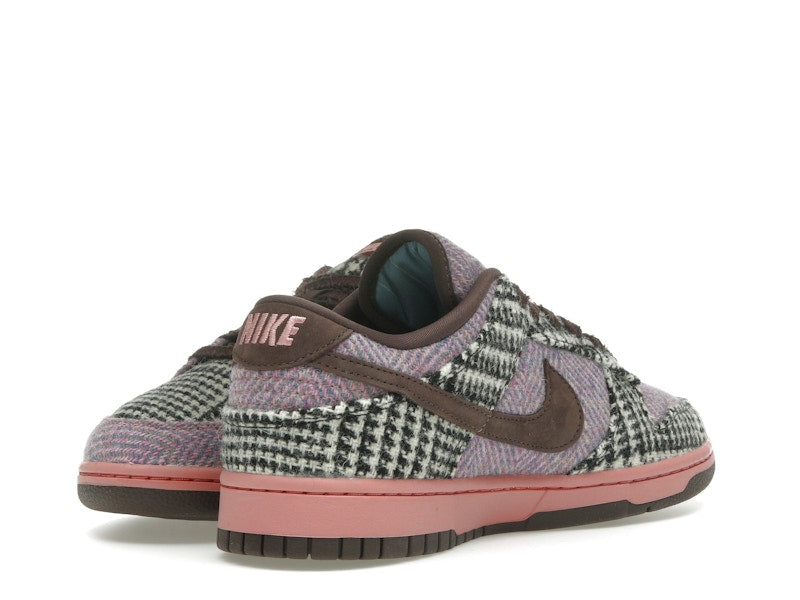 Nike Dunk Low Harris Tweed Purple Pink (Women's), vista a 360 gradi 14 di 36