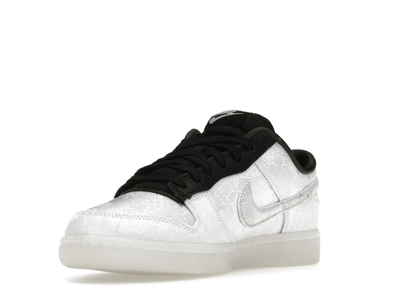 Nike Dunk Low Clot Fragment White - White/Black - FN0315-110 - 14