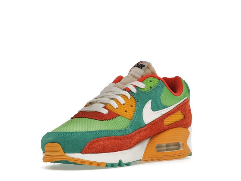 Nike Air Max 90 SE Running Club - Roma Green/Sail/Orange/Mean Green - DC9336-300 - 14