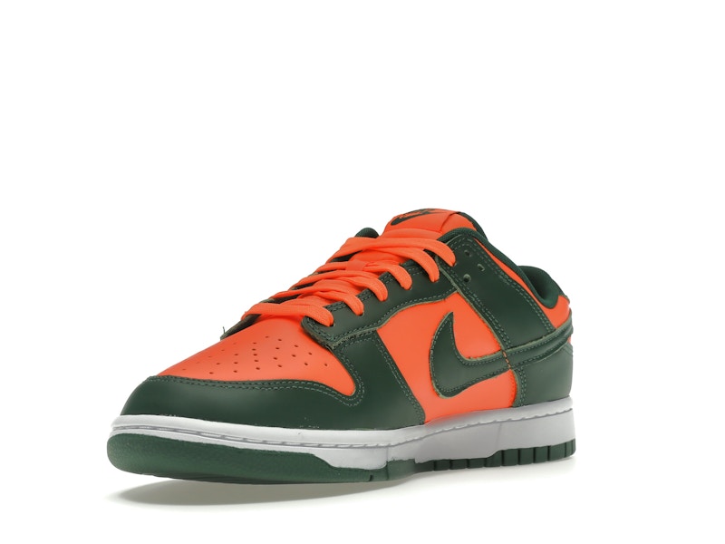 Nike Dunk Low Retro Miami Hurricanes - Team Dark Green/Team Orange-White - DD1391-300 - 14