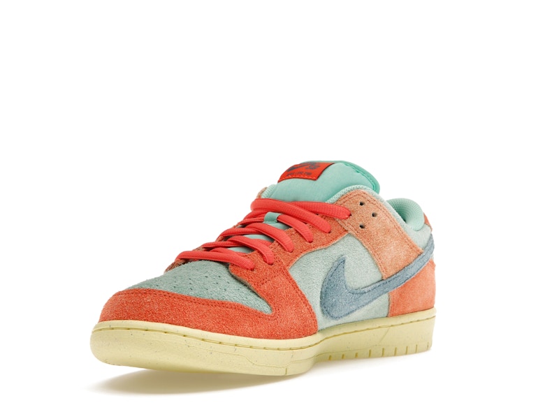 Nike Sb Dunk Low Orange Emerald Rise - Orange/Noise Aqua-Emerald Rise-Lemon Chiffon - DV5429-800 - 14