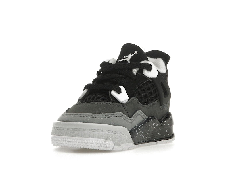 Air Jordan 4 Retro Fear 2024 (TD) - Black/White/Anthracite/Black/Pure Platinum - FV4538-002 - 14