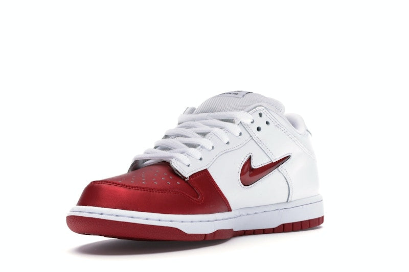 Nike Sb Dunk Low Supreme Jewel Swoosh Red - Varsity Red/Varsity Red-White-Black - CK3480-600 - 14