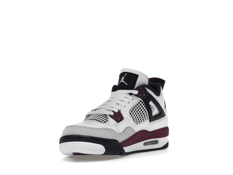 Air Jordan 4 Retro PSG Paris Saint-Germain (GS) - White/Bordeaux-Neutral Grey-Black - CZ6509-100 - 14