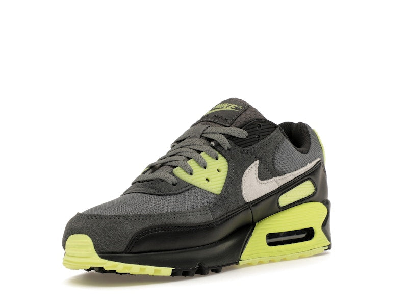 Nike Air Max 90 Smoke Grey Light Lemon Twist, vista a 360 gradi 14 di 36