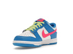 Nike Dunk Low Photo Blue White Light Lemon Twist Hyper Pink (GS), vista a 360 gradi 14 di 36