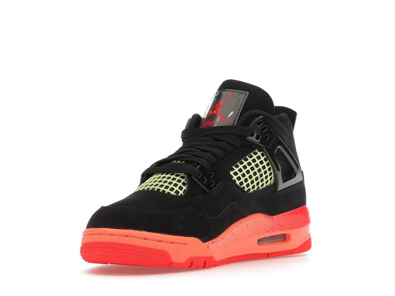Air Jordan 4 Retro Black Infrared Barely Volt (GS) - Black/Infrared 23/Bright Mango/Barely Volt/White - II1271-001 - 14