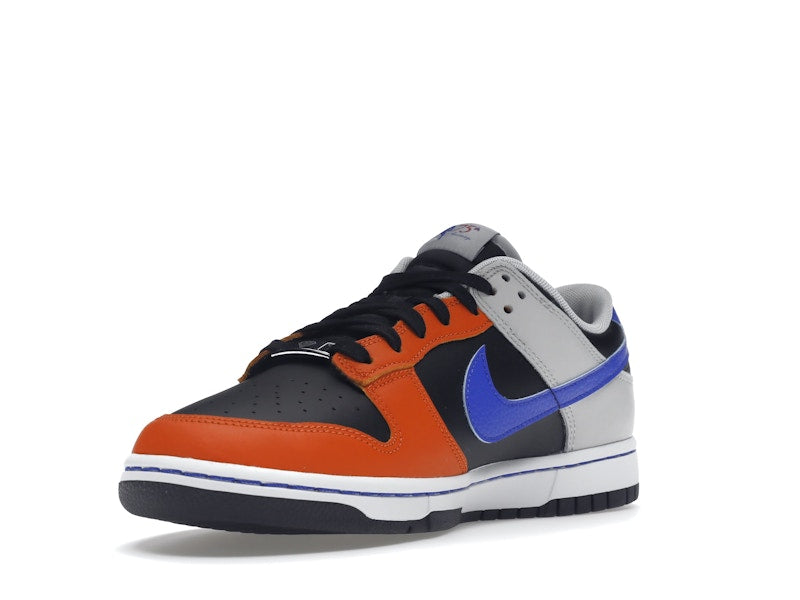 Nike Dunk Low EMB NBA 75th Anniversary Knicks - Black/Racer Blue-Grey Fog-Orange - DD3363-002 - 14