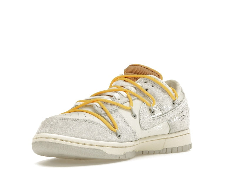 Nike Dunk Low Off White Lot 39 - Sail/Neutral Grey-Amarillo - DJ0950-109 - 14