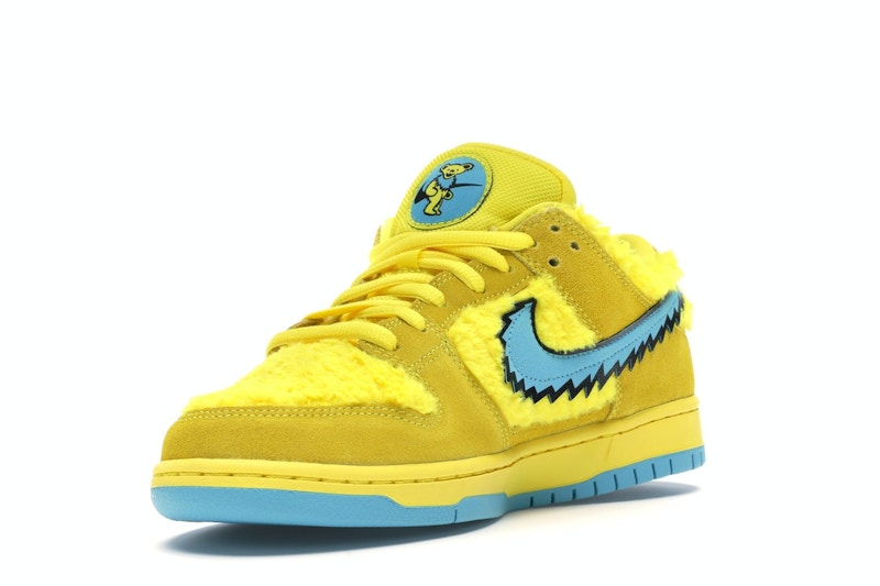 Nike Sb Dunk Low Grateful Dead Bears Yellow - Opti Yellow/Blue Fury - CJ5378-700 - 14