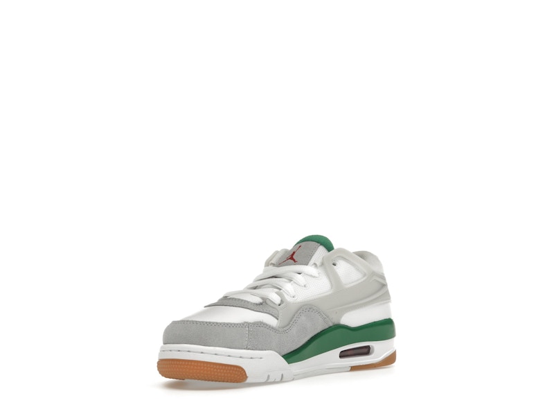 Air Jordan 4 Rm Pine Green (GS) - White/Pine Green/Neutral Grey/Wolf Grey/Varsity Red/Gum Dark Brown - FQ7938-103 - 14