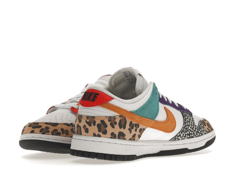 Nike Dunk Low Safari Mix (W) - White/Washed Teal/Electro Purple - DN3866-100 - 14