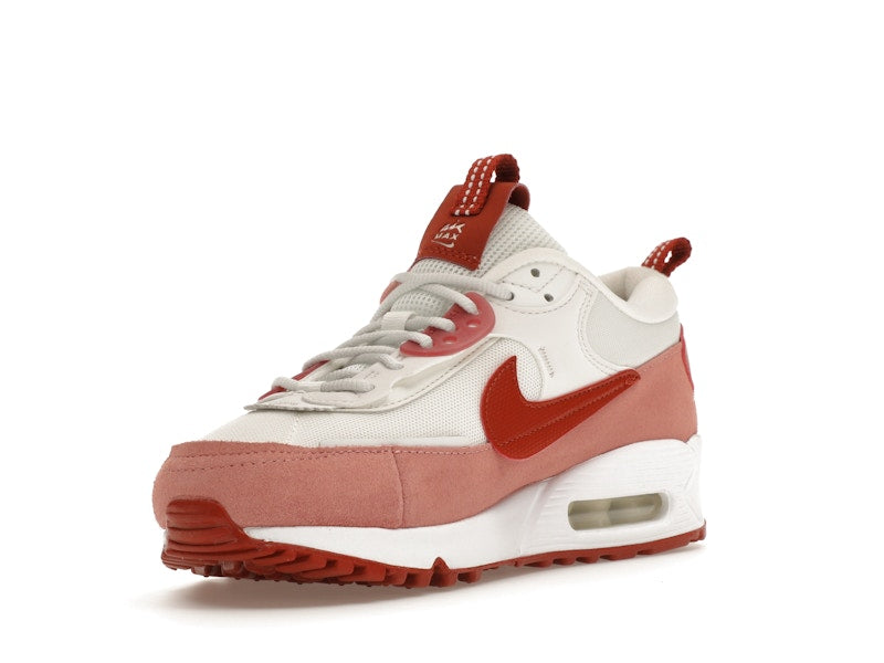 Nike Air Max 90 Futura Red Stardust Womens - Red Stardust/Summit White/Campfire Orange/Rugged Orange - FQ8881-618 - 14