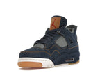 Air Jordan 4 Retro Levis Denim - Denim/Denim-Sail-Game Red - AO2571-401 - 14