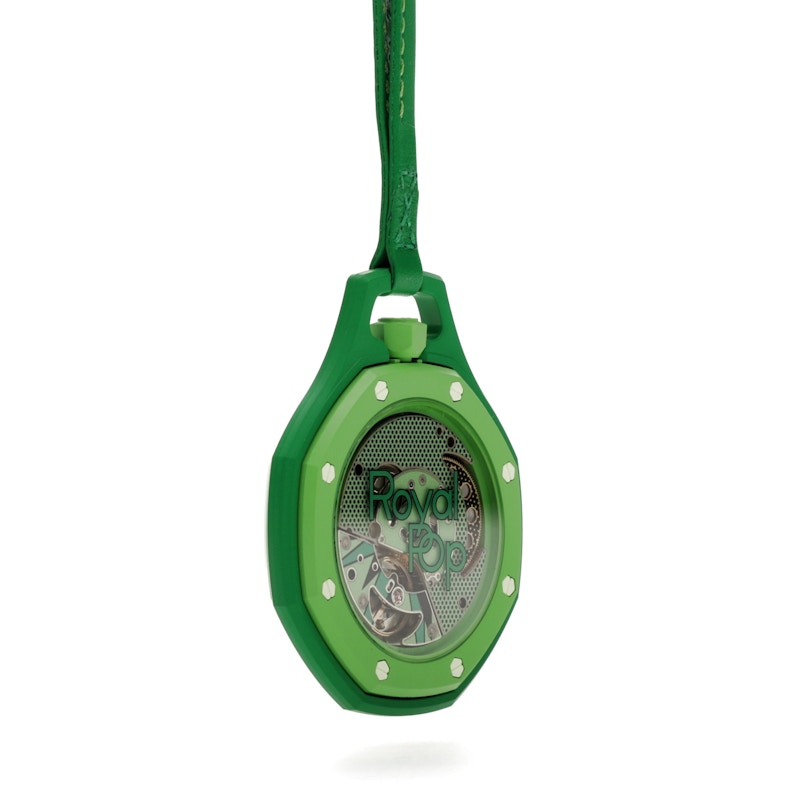 Swatch x Audemars Piguet AP Bioceramic Royal Pop Green Eight SSX03G100N, vista a 360 gradi 14 di 36