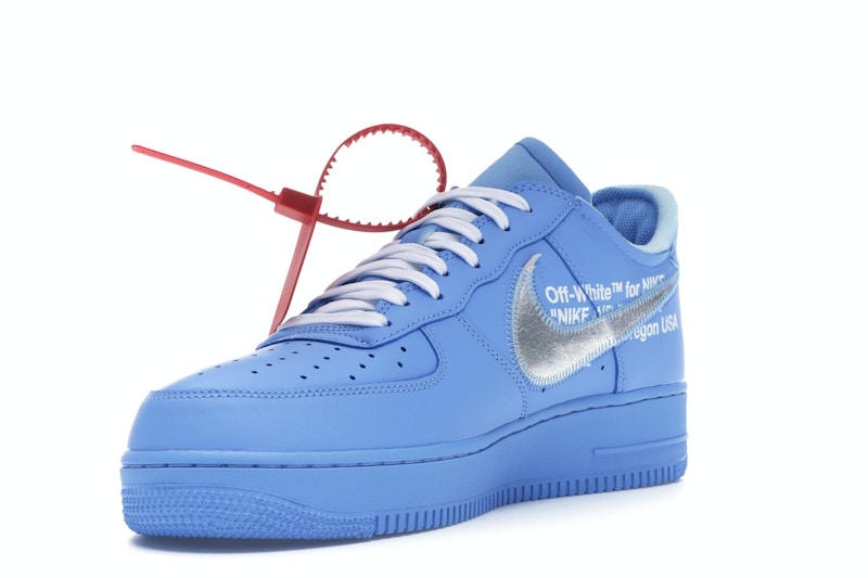 Nike Air Force 1 Low Off White University Blue - University Blue/Metallic Silver-White - CI1173-400 - 14