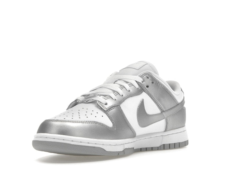 Nike Dunk Low Metallic Silver Womens - White/Metallic Silver/Blue Joy - FV1311-100 - 14