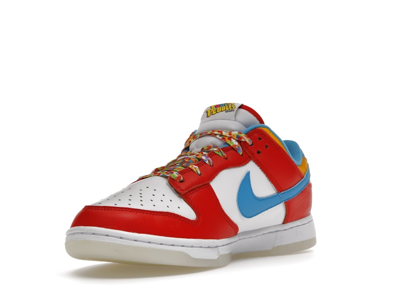 Nike Dunk Low Qs Lebron James Fruity Pebbles - Habanero Red/Laser Blue/White - DH8009-600 - 14