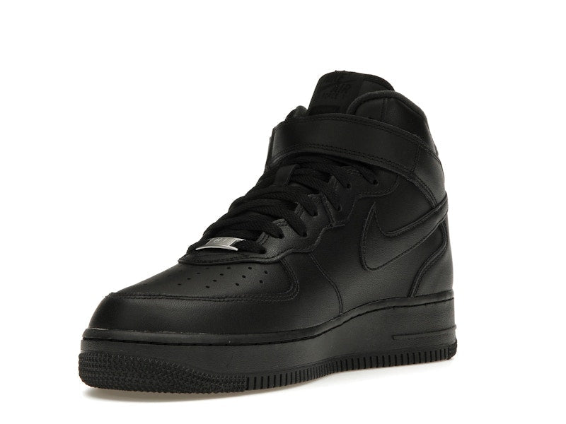 Nike Air Force 1 Mid Supreme Black, vista a 360 gradi 14 di 36