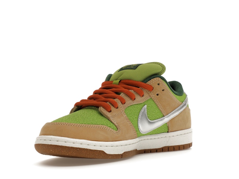 Nike SB Dunk Low Escargot - Sesame/Metallic Silver/Pear/Fir/Sail/Light British Tan - FQ7585-200 - 14