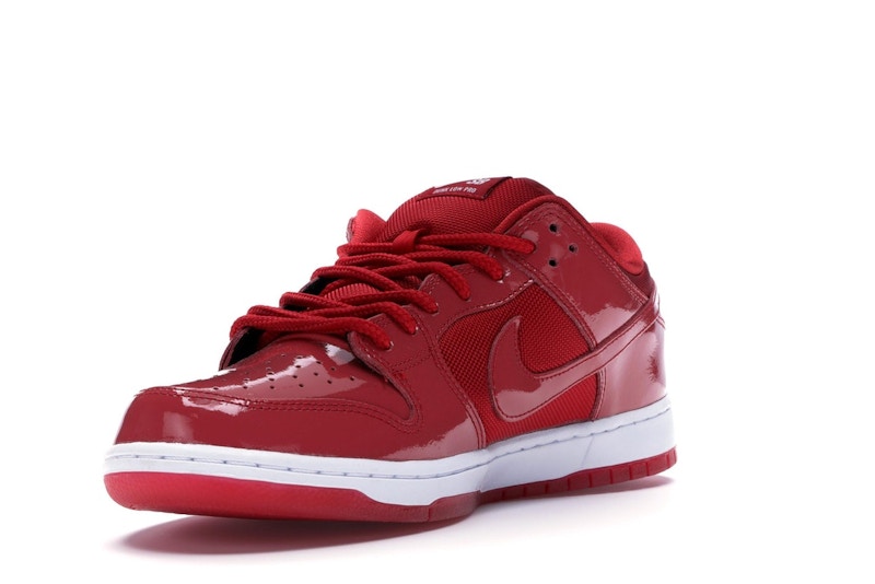 Nike Dunk Sb Low Red Patent Leather - Varsity Red/White-Varsity Red - 304292-616 - 14