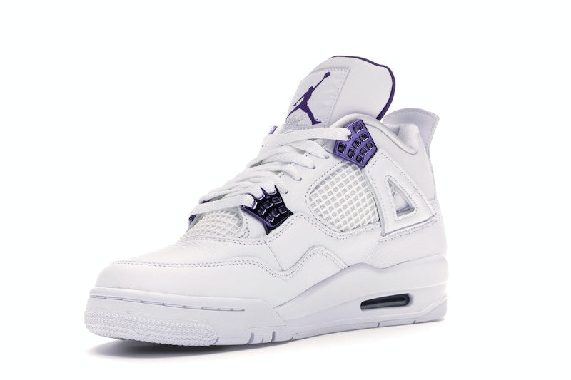 Air Jordan 4 Retro White Court Purple