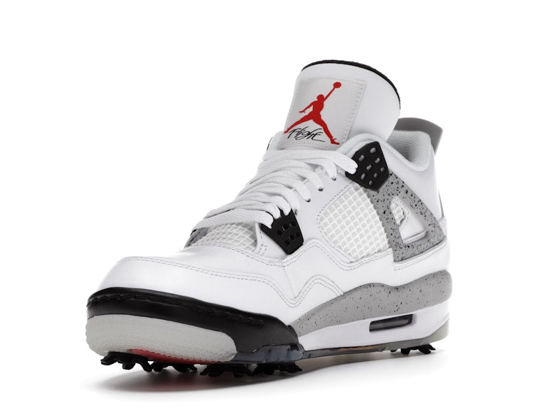 Air Jordan 4 Retro Golf White Cement - White/Tech Grey-Black-Fire Red - CU9981-100 - 14