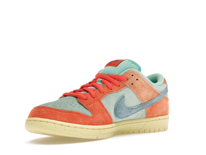 Nike Sb Dunk Low Orange Emerald Rise - Orange/Noise Aqua-Emerald Rise-Lemon Chiffon - DV5429-800 - 15