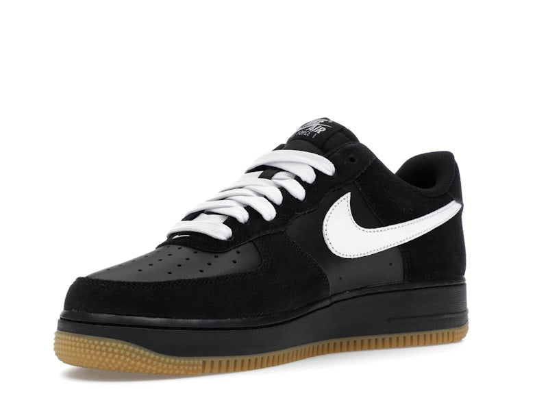 Nike Air Force 1 Low '07 LV8 Black Gum Light Brown White, vista a 360 gradi 15 di 36
