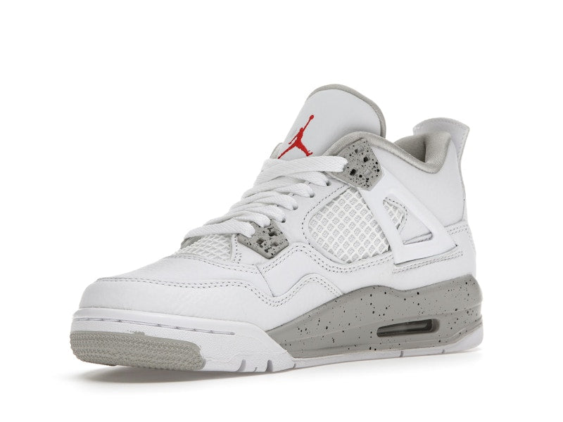 Air Jordan 4 Retro White Oreo 2021 (GS) - White/Tech Grey-Black-Fire Red - DJ4699-100 - 15