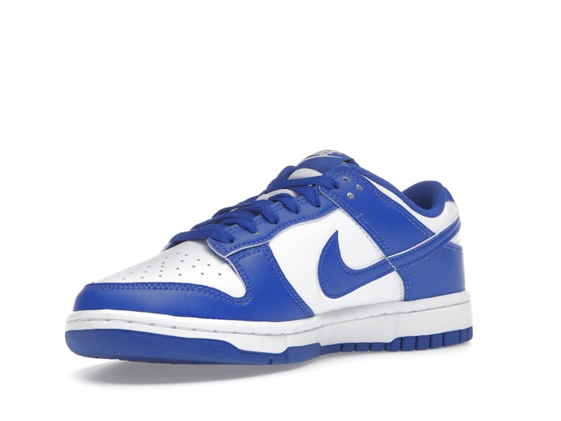 Nike Dunk Low White Hyper Royal (2025), vista a 360 gradi 15 di 36