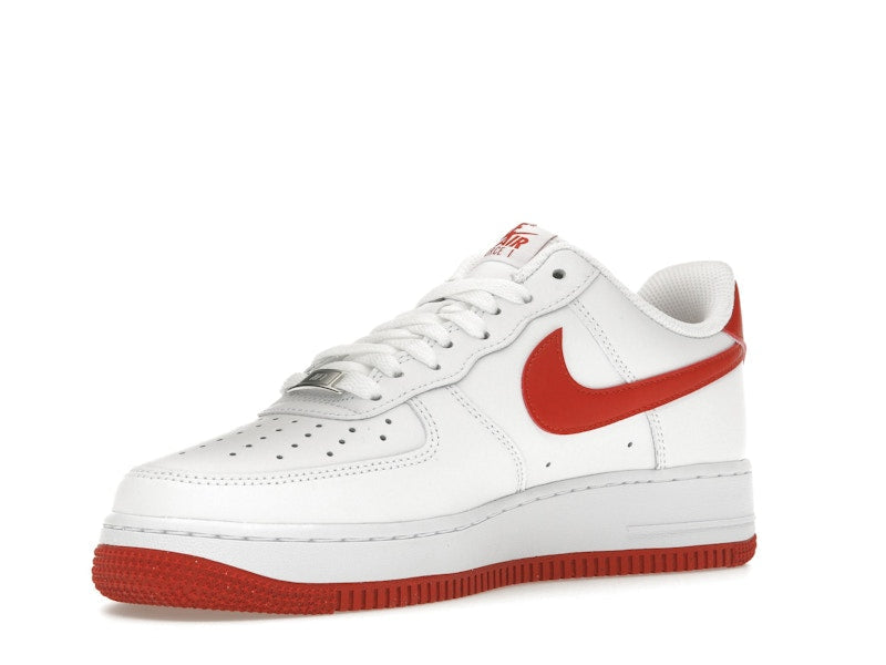 Nike Air Force 1 07 Dragon Red - White/White/Dragon Red - FJ4146-106 - 15