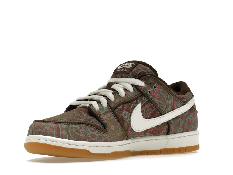 Nike Sb Dunk Low Pro Paisley Brown - Brown/Muli-Color-White-Gum - DH7534-200 - 15