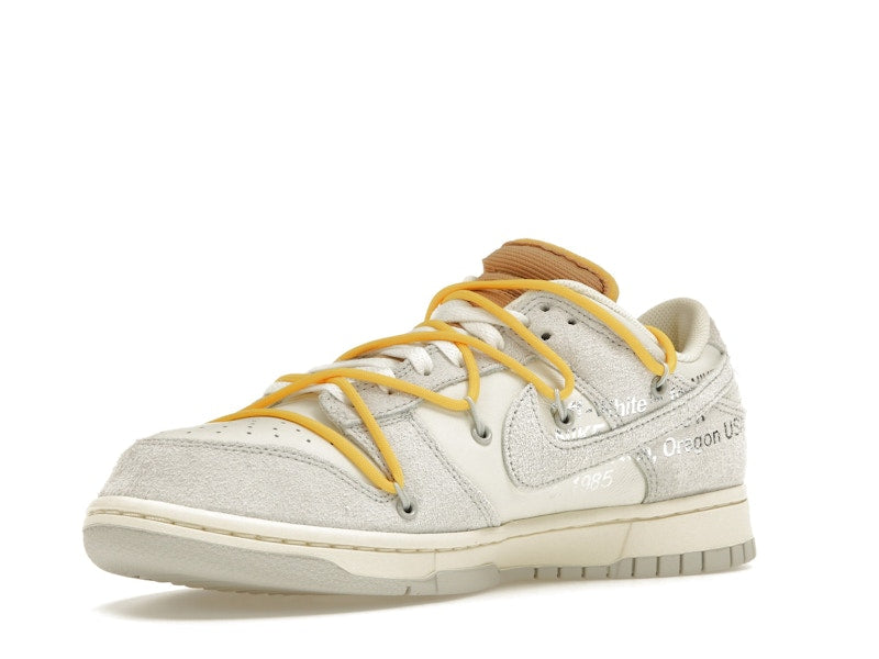 Nike Dunk Low Off White Lot 39 - Sail/Neutral Grey-Amarillo - DJ0950-109 - 15