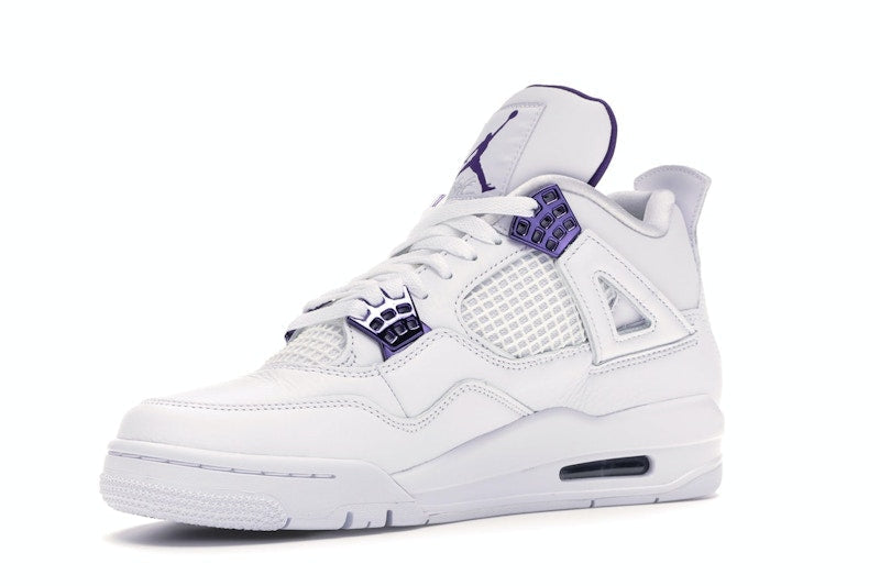 Air Jordan 4 Retro White Court Purple