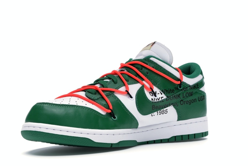 Nike Dunk Low Off White Pine Green - White/Pine Green-Pine Green - CT0856-100 - 15