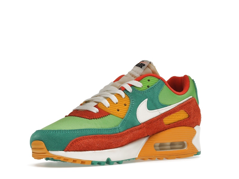 Nike Air Max 90 SE Running Club - Roma Green/Sail/Orange/Mean Green - DC9336-300 - 15