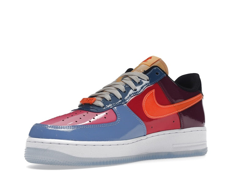 Nike Air Force 1 Low Undefeated Multi Patent - Polar/Total Orange-Multi-Color - DV5255-400 - 15