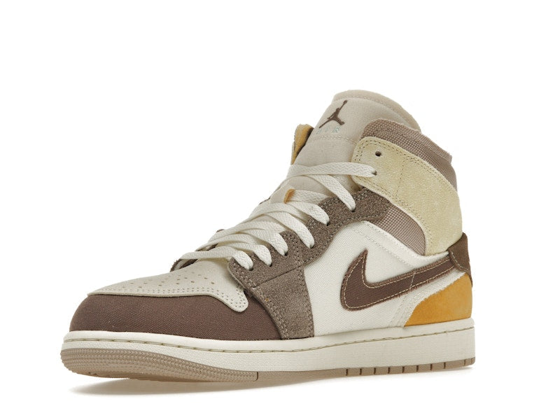 Air Air Jordan 1 Mid Se Craft Taupe Haze - Sail/Taupe Haze/Fossil Stone/Celestial Gold/Muslin - DM9652-102 - 15