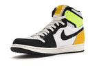 Air Jordan 1 Retro High White Black Volt University Gold