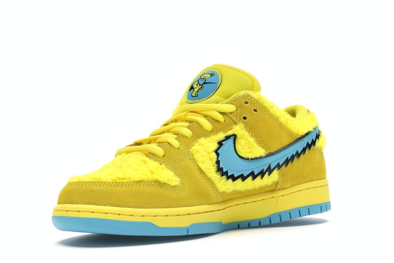 Nike Sb Dunk Low Grateful Dead Bears Yellow - Opti Yellow/Blue Fury - CJ5378-700 - 15