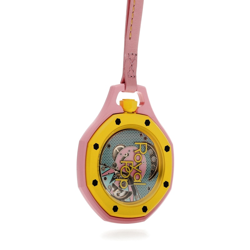 Swatch x Audemars Piguet AP Bioceramic Royal Pop Savonnette Otg Roz SSX03J100N, vista a 360 gradi 15 di 36
