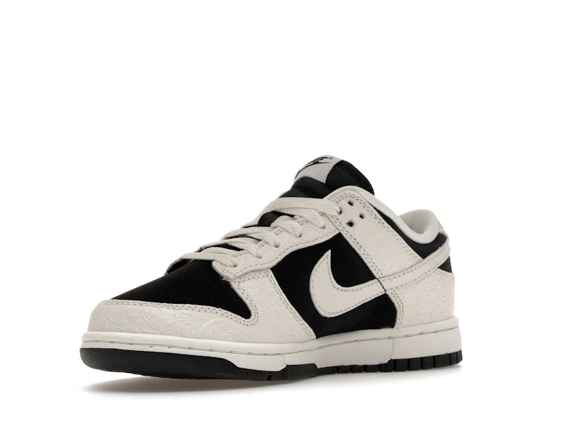 Nike Dunk Low Embossed Black Sail Womens - Black/Sail/Metallic Gold/Sail - IF3944-001 - 15