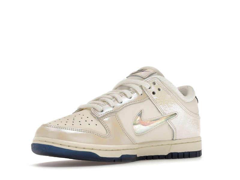 Nike Dunk Low Metallic Jewel Swoosh Sail Womens - Sail/Sail-Black - IM6571-027 - 15