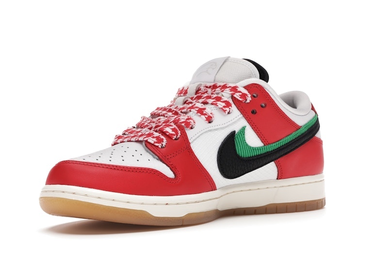 Nike SB Dunk Low Frame Skate Habibi - White/Black-Green-Red-Gum - CT2550-600 - 15